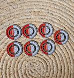 7x Cluppies/ cluppie Feyenoord nr 18 Plus, Plus, Ophalen of Verzenden