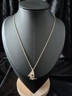 Zilveren ketting met hanger Surfer 263, Sieraden, Tassen en Uiterlijk, Ophalen of Verzenden, Zo goed als nieuw, Zilver zolder