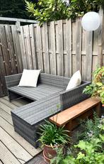 Loungeset grijs (excl. kussens), Tuin en Terras, Ophalen, Zo goed als nieuw, Bank