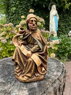 Religieus standbeeld ❤️ Profeet Ezechiel of Jeremia, Antiek en Kunst, Antiek | Religie, Ophalen of Verzenden