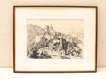 Prent van een kasteel 36238 beschikbaar voor biedingen