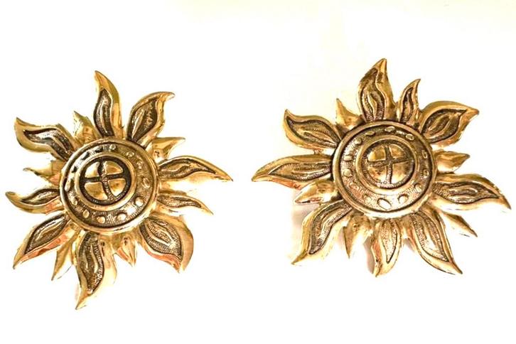 Vintage oorbellen designer Pierre Lang, Sieraden, Tassen en Uiterlijk, Oorbellen, Zo goed als nieuw, Knopjes of Stekers, Overige materialen