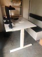 Verstelbaar bureau 80x120 wit, Huis en Inrichting, Bureaus, Ophalen, Zo goed als nieuw