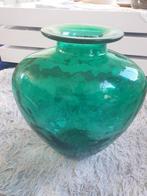 Turquoise vazen, 50 tot 75 cm, Verzenden, Blauw, Glas