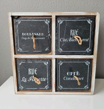 Mini lade kast, klein kastje, vakkenkast 23x9x23,5 cm
