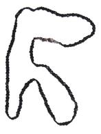 Antieke Gitten Ketting ( speciaal ), Sieraden, Tassen en Uiterlijk, Antieke sieraden, Ophalen of Verzenden, Overige materialen