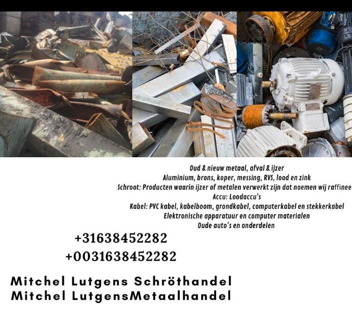 Metaalhandel - Oud & Nieuw Metaal, Afval & IJzer, Doe-het-zelf en Verbouw, Metalen, Ophalen of Verzenden