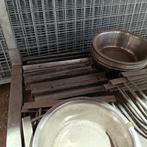 9 stuks waterbakhouders voerbakhouders, Ophalen