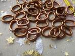 37/ stevige ovale rosee ringen, Ophalen of Verzenden, Nieuw, Overige typen