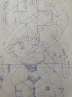 Kunst man uit jaren 90 in wapenkast, Ophalen of Verzenden
