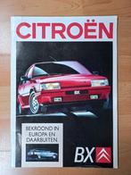 folder Citroen bx 1988  inclusief originele prijslijst, Ophalen of Verzenden, Gelezen, Citroën