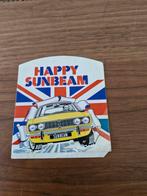 097 Vintage Happy Sunbeam Auto Sticker, Ophalen of Verzenden, Gebruikt, Auto's