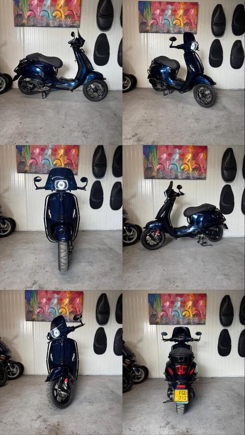 Vespa Sprint 2021 - Custom Kleur 9900KM full option, Fietsen en Brommers, Scooters | Piaggio, Zo goed als nieuw, Overige modellen