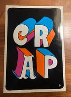 Parra CRAP grote sticker, Antiek en Kunst, Ophalen of Verzenden