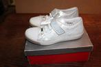 Jochie & Freaks leren wit/zilver sneakers mt 36 KOOPJE