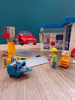Playmobil Garage met Auto & Figuur - Complete Set, Ophalen of Verzenden, Gebruikt, Complete set