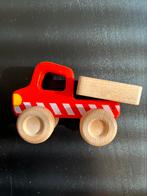 Goki houten kiep auto rood, Ophalen of Verzenden, Zo goed als nieuw