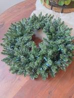 Prachtige kunst kerstkrans met verlichting.  60 cm, Ophalen, Nieuw