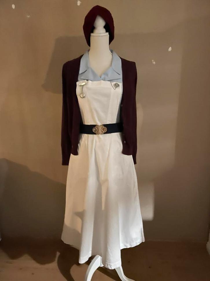 Call the midwife verpleegster kostuum uniform, Kleding | Dames, Carnavalskleding en Feestkleding, Zo goed als nieuw, Carnaval
