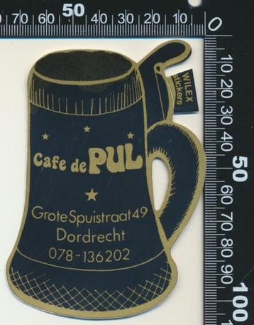 Sticker: Cafe De Pul - Dordrecht (2) beschikbaar voor biedingen