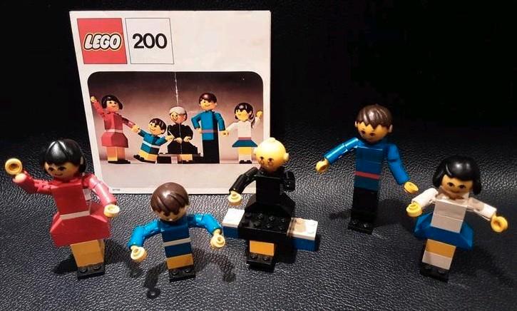 Vintage LEGO 200 Familie Set - Zeldzaam!, Kinderen en Baby's, Speelgoed | Duplo en Lego, Ophalen of Verzenden