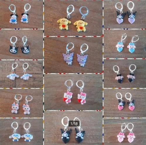 Veel leuke zelfgemaakte oorbellen te koop, Sieraden, Tassen en Uiterlijk, Oorbellen, Nieuw, Hangers, Overige materialen, Overige kleuren