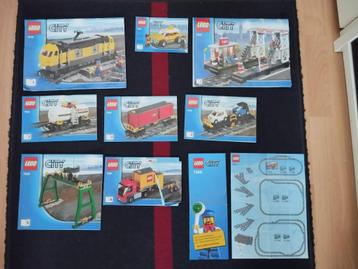 LEGO City trein 4 in 1 pack sets (7499, 7895, 7937, 7939) beschikbaar voor biedingen