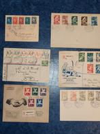 FDC Kinderpostzegels 'voorlopers' 1945-1949. 1e dag envelop, Ophalen of Verzenden, Envelop