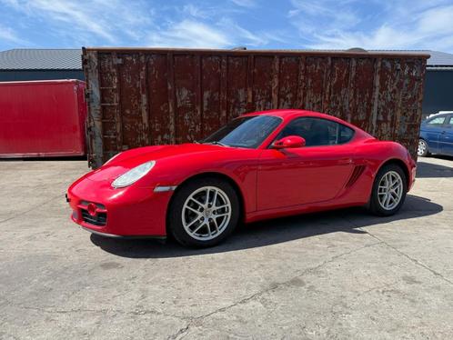 Porsche Cayman 2.7 - Handgeschakeld - 2007, Auto's, Porsche, Particulier, Cayman, Benzine, Coupé, Handgeschakeld, Rood, Zwart