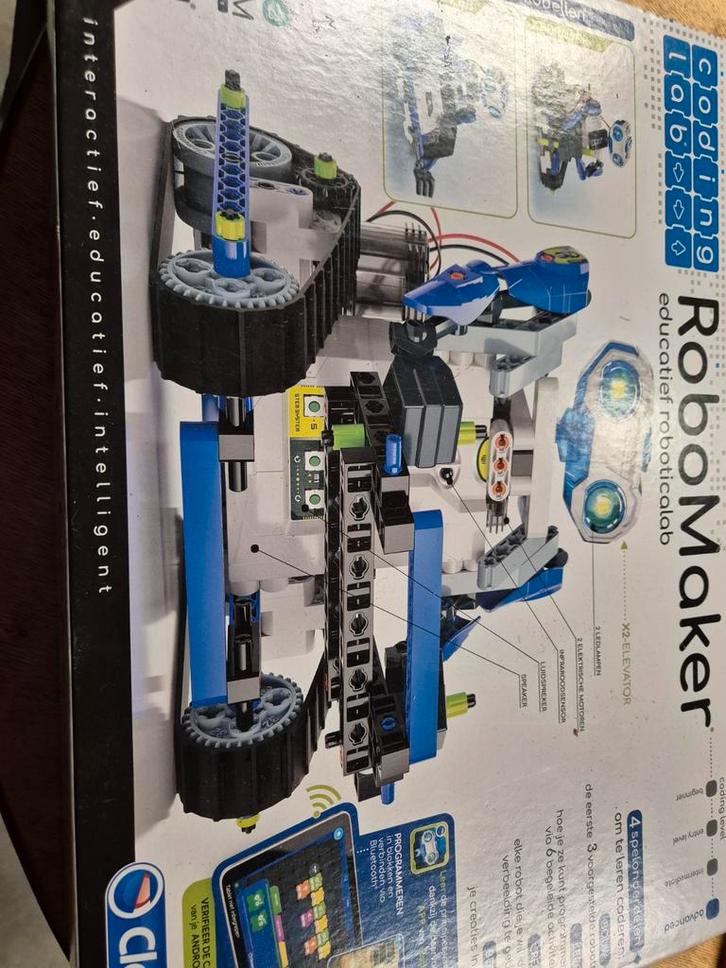 RoboMaker Clementoni - Educatieve Robotica Set, Kinderen en Baby's, Speelgoed | Educatief en Creatief, Zo goed als nieuw, Elektronica