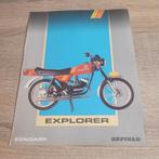 Zundapp Folder NL Enfield Explorer 2 pagina's, Verzenden, Zo goed als nieuw