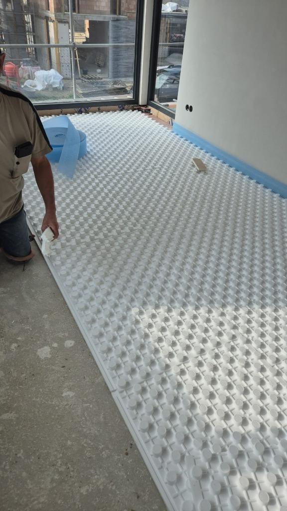 Geisoleerde Noppenplaten (24mm Isolatie) nieuw in doos, Doe-het-zelf en Verbouw, Verwarming en Radiatoren, Nieuw, Overige typen