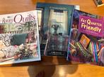 Drie Quiltboeken, Verzenden, Gelezen, Borduren en Naaien
