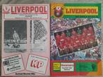 2x Liverpool Europa Cup-programma's, Ophalen of Verzenden, Zo goed als nieuw, Buitenlandse clubs, Boek of Tijdschrift