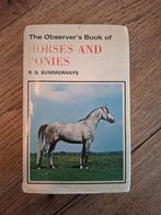 The Observers Book of Horses and Ponies, Gelezen, Summerhays, Ophalen of Verzenden, Overige onderwerpen