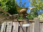 Art Deco koperen plafondlamp., Antiek en Kunst, Ophalen