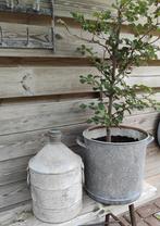 Zinken olievat / ton / olieton / tuindecoratie, Ophalen of Verzenden