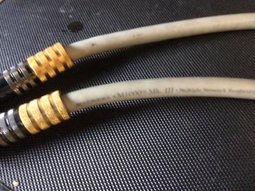High End interlink RCA kabels WBT 0144, WBT 0150,Profigold. beschikbaar voor biedingen