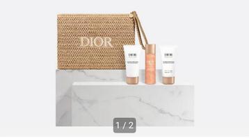 CHRISTIAN DIOR Solar set raffia Dior tas clutch rotan look beschikbaar voor biedingen