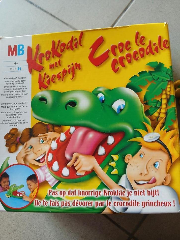 KROKODIL met kiespijn Leeftijd 4 plus,  2 tot 4 spelers !, Hobby en Vrije tijd, Gezelschapsspellen | Bordspellen, Zo goed als nieuw