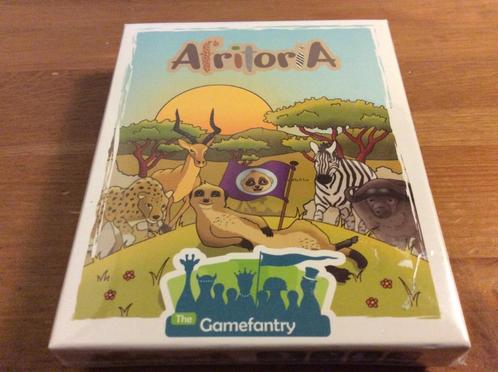 Afritoria - Kaartspel van The Gamefantry. nieuw in folie, Hobby en Vrije tijd, Gezelschapsspellen | Kaartspellen, Nieuw, Een of twee spelers