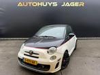 Fiat 500 C 1.4-16V Abarth Automaat Cabrio, Auto's, Euro 5, Zwart, 4 cilinders, Cabriolet