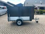 Dichte aanhanger met lier, overdekte aanhangwagen, Auto diversen, Aanhangers en Bagagewagens, Ophalen, Gebruikt
