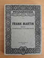 Frank Martin Philharmonia piano partituren no.385, Gebruikt, Ophalen of Verzenden, Artiest of Componist