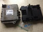 Motor ECU IAW1AP81 Peugeot 206 1.4 KFX + BSI en transponder, Auto-onderdelen, Ophalen of Verzenden, Gebruikt, Peugeot