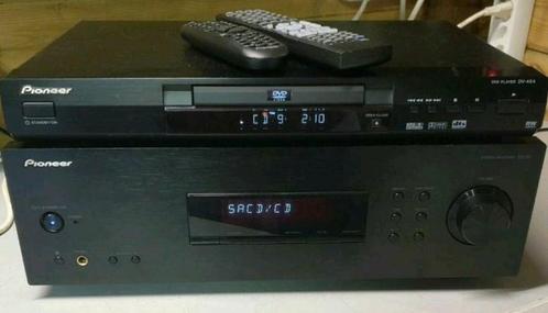 Pioneer receiver sx-20 + cd dvd speler dv-464 + remotes, Audio, Tv en Foto, Stereo-sets, Gebruikt, Cd-speler, Dvd-speler, Tuner of Radio