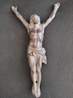 Antieke bronzen sculptuur corpus heer Jezus brutalistische, Antiek en Kunst, Verzenden, Brons