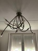 Mooie RVS plafond hang lamp, Huis en Inrichting, Lampen | Hanglampen, Ophalen, Gebruikt, Metaal, Minder dan 50 cm