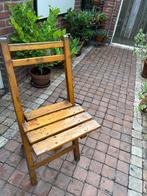 Klapstoelen, Tuin en Terras, Tuinstoelen, Ophalen, Gebruikt, Hout, Inklapbaar
