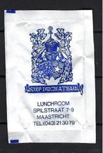 1630 Maastricht SJEF CUCH A TEAU, Verzamelen, Suikerzakjes, Ophalen of Verzenden, Nederland
